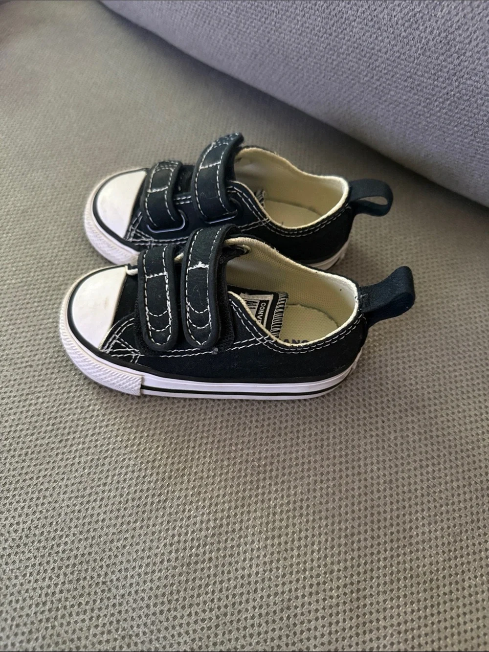 Converse Kids' Black Canvas Sneakers
